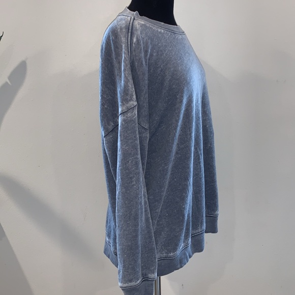 WILD FOX BURNOUT ROAD-TRIP “DRESS BLUE” size small oversized - Picture 5 of 6